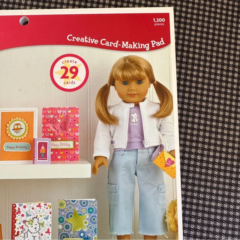 American Girl Card-Making Kit with Colorful Designs 29 Cards